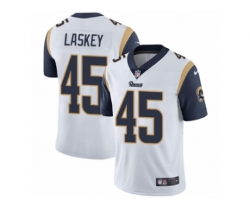 Men's Nike Los Angeles Rams #45 Zach Laskey Vapor Untouchable Limited White NFL Jersey