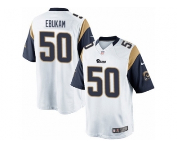 Men's Nike Los Angeles Rams #50 Samson Ebukam Limited White NFL Jersey