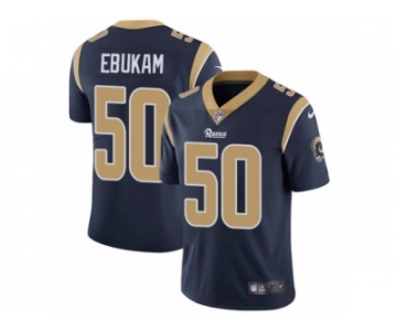 Men's Nike Los Angeles Rams #50 Samson Ebukam Vapor Untouchable Limited Navy Blue Team Color NFL Jersey