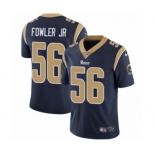 Men's Nike Los Angeles Rams #56 Dante Fowler Jr Navy Blue Team Color Vapor Untouchable Limited Player NFL Jersey