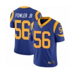 Men's Nike Los Angeles Rams #56 Dante Fowler Jr Royal Blue Alternate Vapor Untouchable Limited Player NFL Jersey