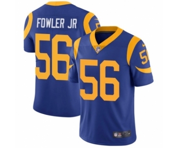 Men's Nike Los Angeles Rams #56 Dante Fowler Jr Royal Blue Alternate Vapor Untouchable Limited Player NFL Jersey