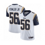 Men's Nike Los Angeles Rams #56 Dante Fowler Jr White Vapor Untouchable Limited Player NFL Jersey