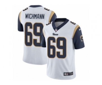 Men's Nike Los Angeles Rams #69 Cody Wichmann Vapor Untouchable Limited White NFL Jersey