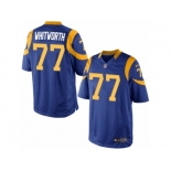 Men's Nike Los Angeles Rams #77 Andrew Whitworth Limited Royal Blue Alternate NFL Jersey