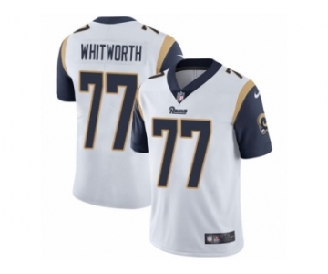 Men's Nike Los Angeles Rams #77 Andrew Whitworth Vapor Untouchable Limited White NFL Jersey