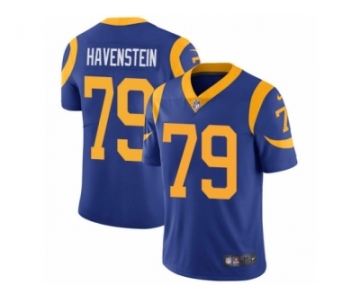 Men's Nike Los Angeles Rams #79 Rob Havenstein Vapor Untouchable Limited Royal Blue Alternate NFL Jersey