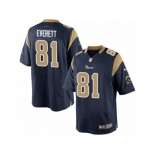 Men's Nike Los Angeles Rams #81 Gerald Everett Limited Navy Blue Team Color NFL Jersey