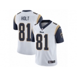 Men's Nike Los Angeles Rams #81 Torry Holt Vapor Untouchable Limited White NFL Jersey