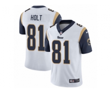 Men's Nike Los Angeles Rams #81 Torry Holt Vapor Untouchable Limited White NFL Jersey