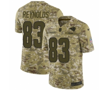 Men's Nike Los Angeles Rams #83 Josh Reynolds Limited Camo 2018 Salute to Service NFL Jersey