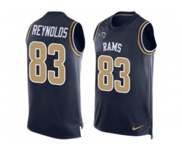 Men's Nike Los Angeles Rams #83 Josh Reynolds Limited Navy Blue Player Name & Number Tank Top NFL Jersey