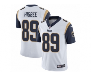 Men's Nike Los Angeles Rams #89 Tyler Higbee Vapor Untouchable Limited White NFL Jersey