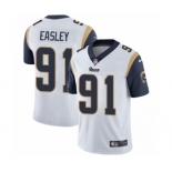 Men's Nike Los Angeles Rams #91 Dominique Easley White Vapor Untouchable Limited Player NFL Jersey