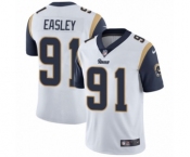 Men's Nike Los Angeles Rams #91 Dominique Easley White Vapor Untouchable Limited Player NFL Jersey