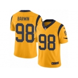 Men's Nike Los Angeles Rams #98 Connor Barwin Limited Gold Rush NFL Jersey