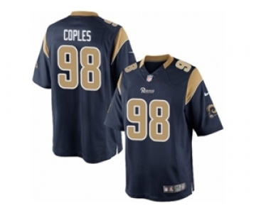 Men's Nike Los Angeles Rams #98 Quinton Coples Limited Navy Blue Team Color NFL Jersey