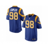 Men's Nike Los Angeles Rams #98 Quinton Coples Limited Royal Blue Alternate NFL Jersey