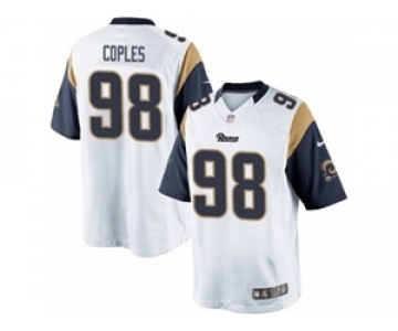 Men's Nike Los Angeles Rams #98 Quinton Coples Limited White NFL Jersey