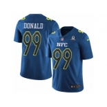 Men's Nike Los Angeles Rams #99 Aaron Donald Limited Blue 2017 Pro Bowl NFL Jersey