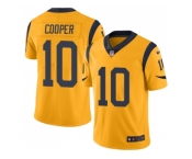 Nike Los Angeles Rams #10 Pharoh Cooper Gold Men Stitched NFL Limited Rush Jersey