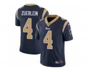 Nike Los Angeles Rams #4 Greg Zuerlein Navy Blue Team Color Men Stitched NFL Vapor Untouchable Limited Jersey