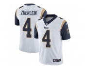 Nike Los Angeles Rams #4 Greg Zuerlein White Men Stitched NFL Vapor Untouchable Limited Jersey