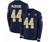 Nike Los Angeles Rams #44 Jacob McQuaide Limited Navy Blue Therma Long Sleeve NFL Jersey