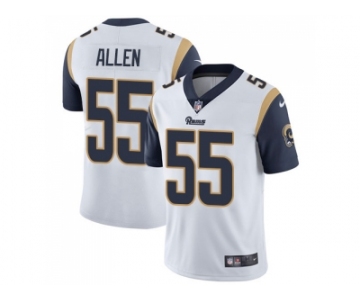 Nike Los Angeles Rams #55 Brian Allen White Men Stitched NFL Vapor Untouchable Limited Jersey