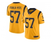 Nike Los Angeles Rams #57 John Franklin-Myers Gold Men Stitched NFL Limited Rush Jersey