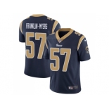 Nike Los Angeles Rams #57 John Franklin-Myers Navy Blue Team Color Men Stitched NFL Vapor Untouchable Limited Jersey