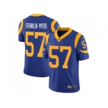 Nike Los Angeles Rams #57 John Franklin-Myers Royal Blue Alternate Men Stitched NFL Vapor Untouchable Limited Jersey