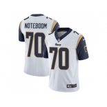 Nike Los Angeles Rams #70 Joseph Noteboom White Men Stitched NFL Vapor Untouchable Limited Jersey