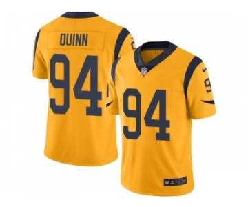 Nike Los Angeles Rams #94 Robert Quinn Gold Men's Stitched NFL Limited Rush Jersey