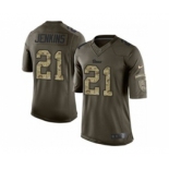 nike nfl jerseys st. louis rams #21 jenkins army green[nike Limited Salute To Service]