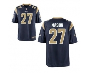 nike nfl jerseys st. louis rams #27 mason blue[nike limited]