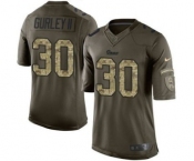 nike nfl jerseys st. louis rams #30 gurleyii army green[nike Limited Salute To Service][gurleyii]