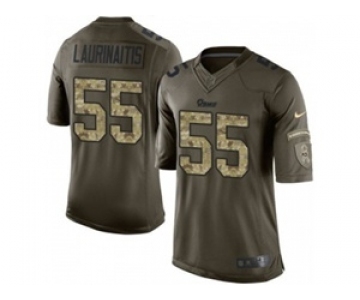 nike nfl jerseys st. louis rams #55 laurinaitis army green[nike Limited Salute To Service]