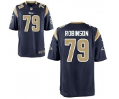 nike nfl jerseys st. louis rams #79 robinson blue[nike limited]