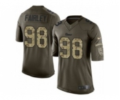 nike nfl jerseys st. louis rams #98 fairley army green[nike Limited Salute To Service]