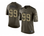 nike nfl jerseys st. louis rams #99 donald army green[nike Limited Salute To Service]