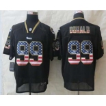 nike nfl jerseys st.louis rams #99 donald black[Elite USA flag fashion]