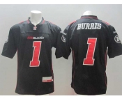 cfl jerseys #1 burris black