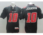 cfl jerseys #10 johnson black