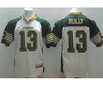 cfl jerseys #13 reilly white