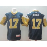 cfl jerseys #17 moore blue