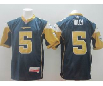 cfl jerseys #5 willy blue