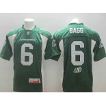 cfl jerseys #6 bagg green