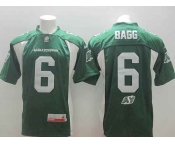 cfl jerseys #6 bagg green