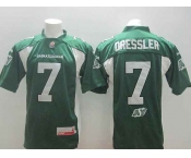 cfl jerseys #7 dressler green